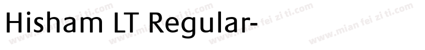 Hisham LT Regular字体转换